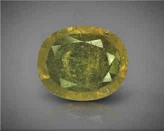 Natural Heated & Treated Yellow Sapphire Certified 3.82 (CTS) ( 60402 ) (D)